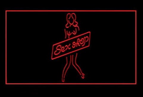 Sex Shop LED Neon Sign